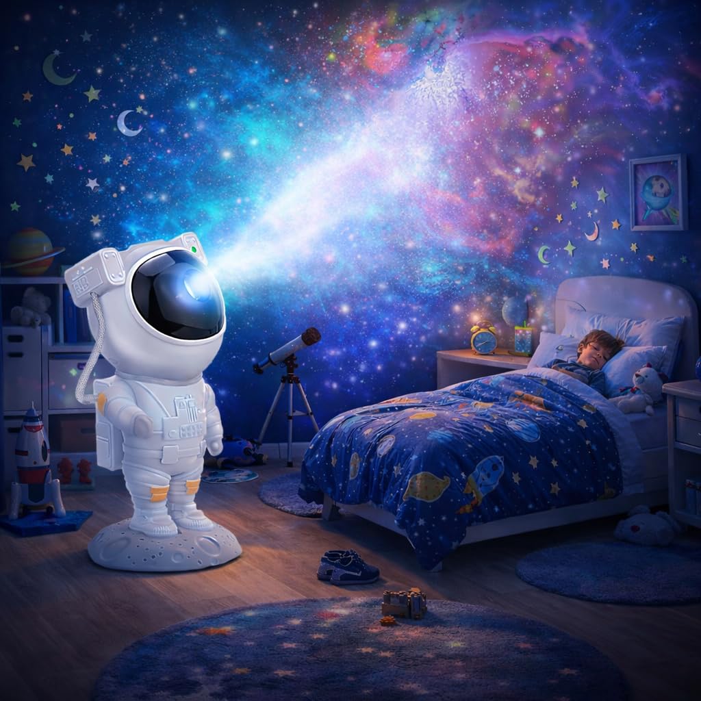 Astronaut Galaxy Star Projector