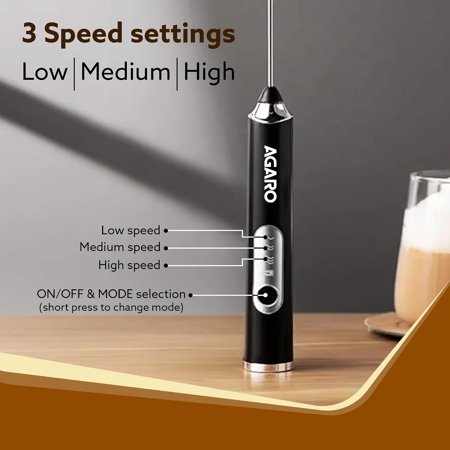 AGARO Electric Milk Frother